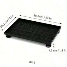 1 件北欧风格皮革珠宝收纳盒、化妆品收纳托盘、家居装饰配件、矩形白色编织皮革盘，适用于客厅、浴室、节日
