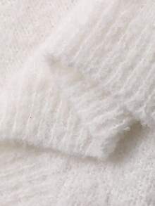 Livesso Women's Sleeveless Knitted Sweater Vest - White - View 7