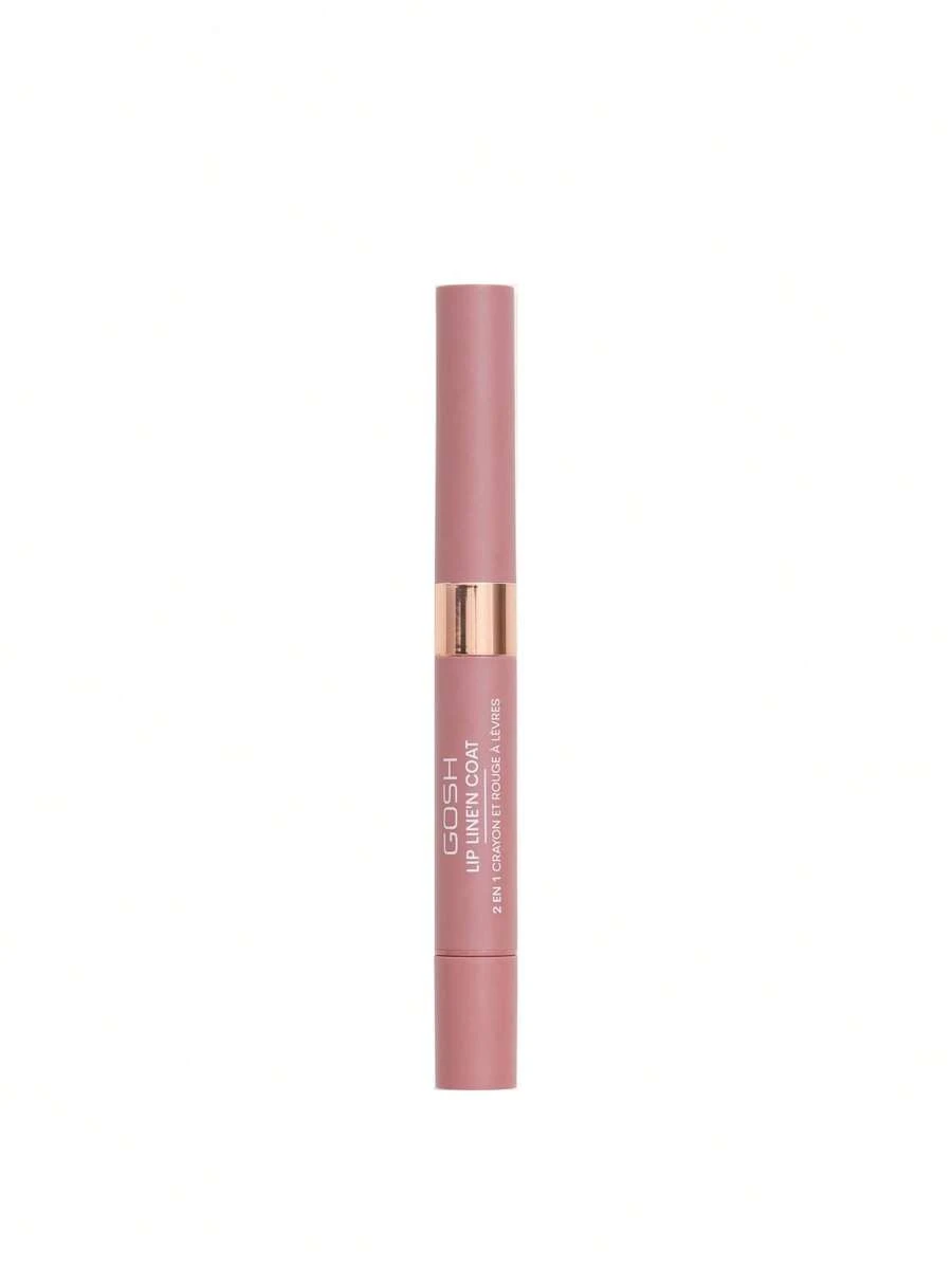 GOSH Copenhagen Lip Line'n Coat 001 Ruby Chocolate 2.4 G – 2-In-1 Lipstick, Long-Lasting, For Women, Ruby Chocolate, Suitable For Daily Wear - 001 Ruby Chocolate - View 1