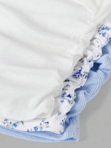 SHEIN 2pcs/Set Teen Girl Seamless Casual Comfortable Soft Bras Fall Winter - Multicolor - View 4