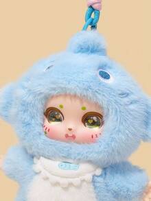 POKOJA LAND 可爱动物毛绒乙烯基伙伴 - 17 厘米超柔软动物玩偶，适合所有年龄段的抱抱儿童房装饰和感官舒适玩具 - 彩色 - 查看 8