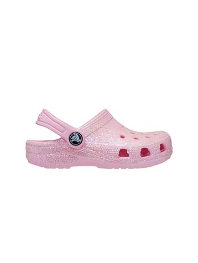 Crocs Classic Glitter Toddlers' Clog Light Pink CR206992