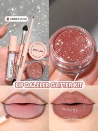 SHEGLAM Kit De Brillo Lip Dazzler Glitter: Center Stage Brillo De Labios De Larga DuracióN Con Brillo Kit De LíQuido Brillante No Pegajoso Sexy Super Stay LáPiz Labial LíQuido Rosa LáPiz Labial LíQuido Rosa Marca Belleza Maquillaje CosméTico Para Mujeres NiñAs Perfecto Para OtoñO Invierno Ideal Para Y2K Elegante Moda Adecuado Para CumpleañOs Presente Fiesta Listo Mejor Color