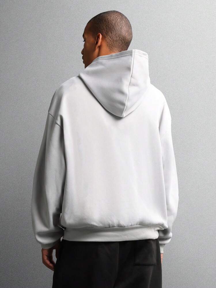 Oversized Hoodie z kieszenią na środku