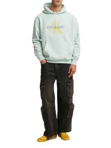Calvin Klein Monologo Men's Sweatshirt Green - Harbor gray - View 3