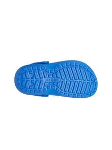 Crocs Classic Lined Kids Clog Blue Bolt CR207010 - Blue - View 3
