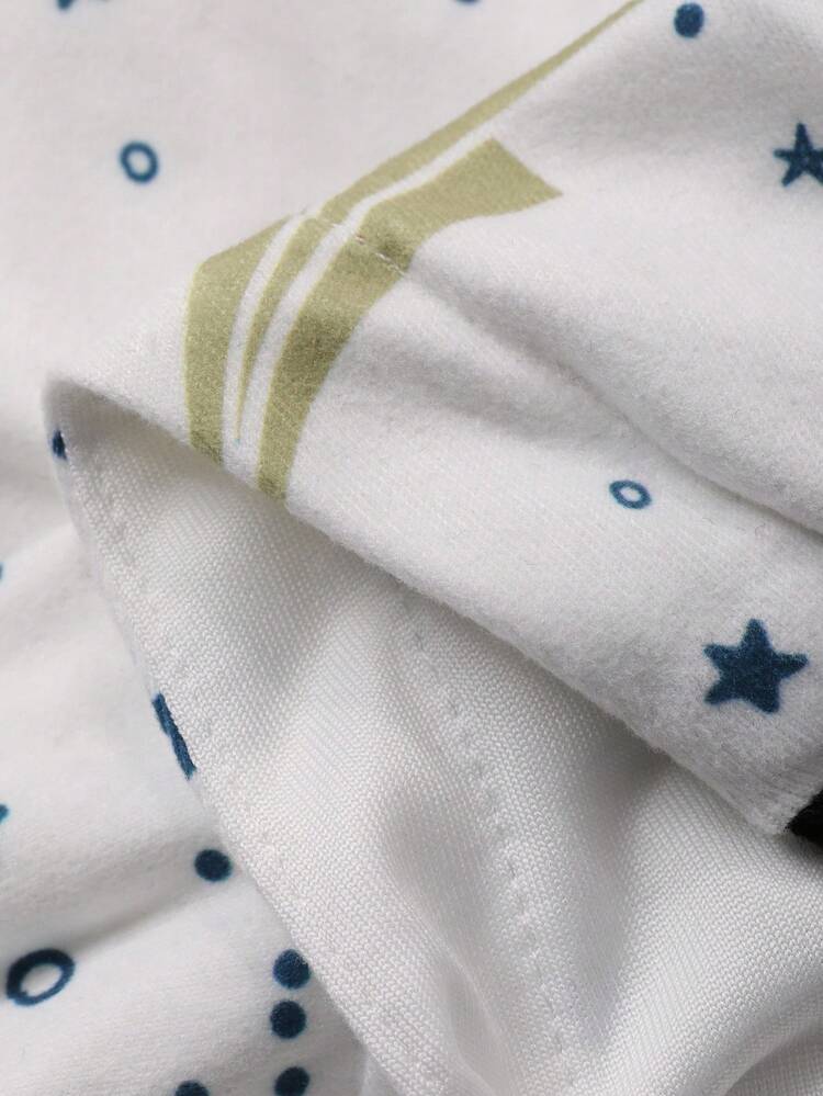 Baby Girl All-Over Star Print Comfortable Jumpsuit Fall, Winter Toddler Girls Clothes