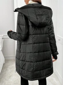 SHEIN Maternity Jacket With Zippers On Both Sides For Carrying Baby