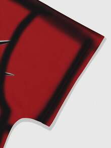 ROMWE MEN Grunge Punk Camiseta de hombre con estampado de la Estatua de la Libertad, moda de verano - Multicolor - Ver 4