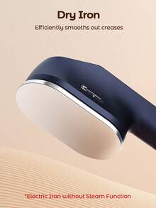 迷你手持式服装、便携式熨斗、无蒸汽熨斗、恒温、微压系统、光滑底板、滑动熨斗、家庭和宿舍使用、母亲节礼物