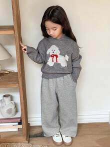 DAZY 年轻女孩休闲韩版纯色运动裤秋冬