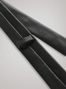 Officeau OFFICEAU 5cm Black Skinny Necktie For Men, Casual & Versatile