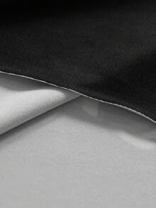 SHEIN Sommer Damen Sexy Retro Königin Krone Muster asymmetrischer Ausschnitt Schwarz Kurzarm T-Shirt, Lässig & Modisch - Verschiedenfarbig - Übersicht 5