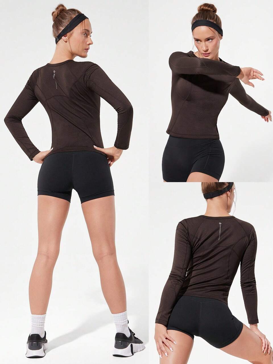 Ready Set Win Comfy Warm Reflective Logo Hip Length Knit Long-Sleeve Top With Thumbholes Running Hiking Gym