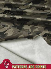 Slaydiva Áo vest rộng rãi không tay họa tiết camo cỡ lớn, thích hợp mặc vào mùa hè, kỳ nghỉ, bãi biển, lễ hội, hòa nhạc, sân bay, khu nghỉ dưỡng - xanh quân đội - Xem 3