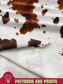 SHEIN EZwear Áo ba lỗ bó sát cổ tròn in hình bò theo phong cách Boho miền Tây giản dị tối giản, phù hợp cho mùa hè, kỳ nghỉ, kỳ nghỉ xuân, cỡ lớn - Nhiều màu - Xem 3