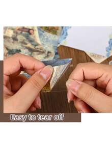 200PCS Vintage Multi Texture Stickers Pack With Botanical Elements For Journal Diary Notebook Laptop Phone Decoration Creative Gift Ideas Waterproof Durable - Multicolor - View 2