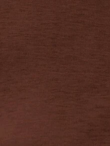 MUSERA Vestido mini de manga larga con cuello de equipo, bordado con eslogan, ligero, para verano, para ir a la librería, Ibiza, playa, festival, concierto, fiesta, cita nocturna, noche de cumpleaños, fiesta de noche - Marrón - Ver 6