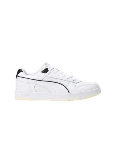 Puma Game Low Men's Casual Sneakers White / Black / Team Gold 38637301