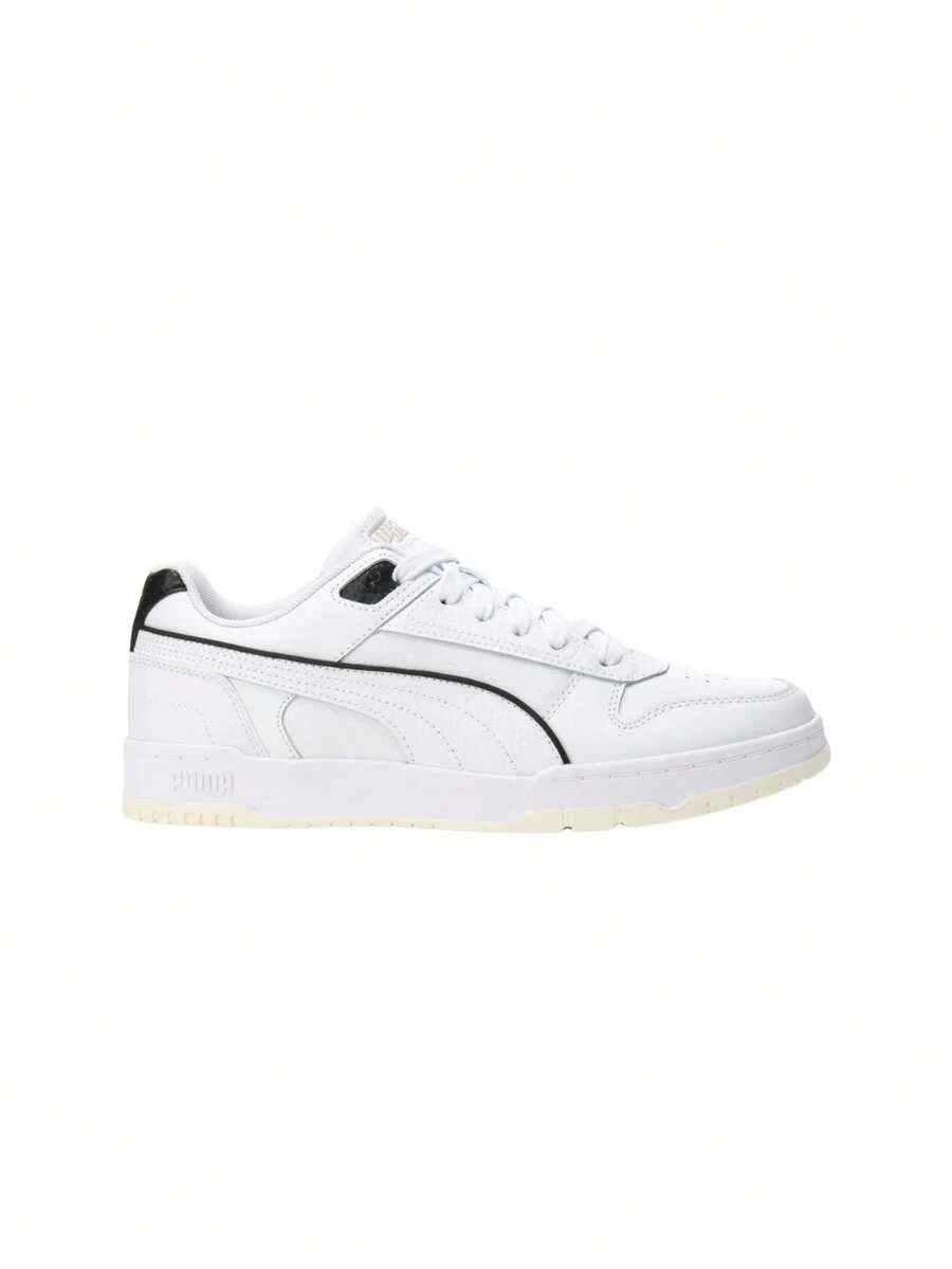 RBD Game Low Men's Casual Sneakers White / Black / Team Gold 38637301 - White - View 1