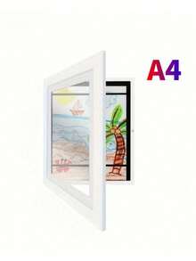 1 件磁性艺术画框 - 易于打开，可快速更换展示品 - 适用于家庭和办公室的多功能墙面装饰 - 适合节日和送礼 - 彩色 - 查看 12