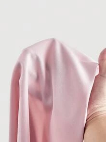 SHEIN X Belle Mariano SHEIN MOD 女士休闲V领蝴蝶结吊带上衣，粉色雪纺蝴蝶结上衣，适合婚礼派对，优雅无袖，柔软轻盈面料，裹身V领设计，芭蕾舞风格，低调奢华，浪漫聚会，婚礼宾客上衣，时尚夏季派对服饰 - 淺粉色 - 查看 5