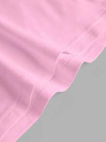 SHEIN EZwear 女式粉色緊身綁頸背心，適用於夏季 - 粉色 - 查看 5