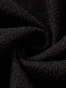 青少年男孩/青少年男孩休闲日常百搭舒适印花图案宽松连帽运动衫 - 黑色 - 查看 7