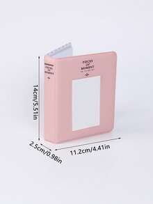 1Pc 3 Inch 64 Pockets Photo Album Instant Camera Pictures Storage Case Stamps Tickets Cards Organizer For Fujifilm Mini 12/11/9