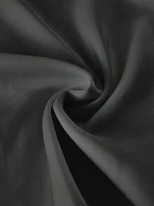 SHEIN EZwear Camiseta ajustada de mujer de cuello redondo, manga corta, color gris oscuro, apropiada para el verano