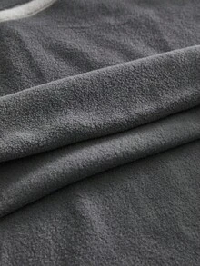 AXEPEAK Men Casual Fluffy Sports Colorblock Splicing Racing Hoodie, Fall Winter, Long Sleeve Top