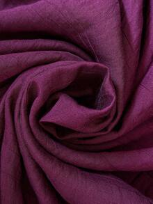 Roveilla 大码优雅复古系带袖口喇叭袖方领收腰 A 字连衣裙，秋冬 - 紫色 - 查看 8