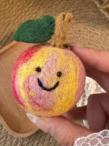 POKOJA LAND Handmade Fruit Felt Keychain Adorable Fruit Bag Charm - Multicolor - View 8