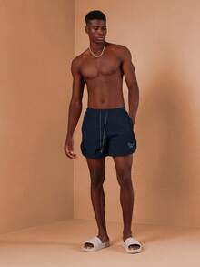 SUMWON Summer Beach Shorts Swimming Trunks Regular Fit Curved Hem Drawstring Elastic Waist Vacation Holiday Pool Swimwear Beachwear Shorts