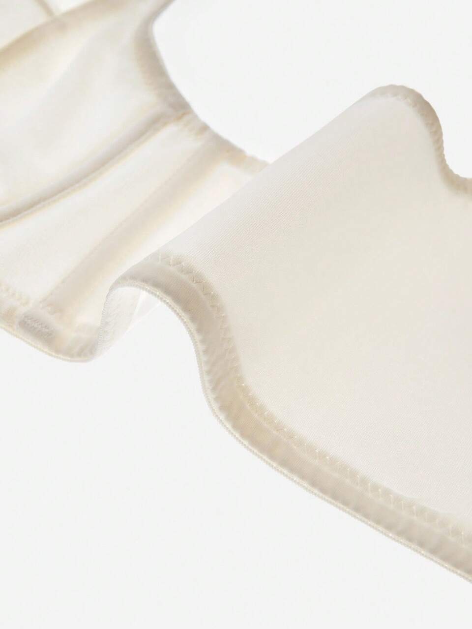 Unlined Full Coverage Side Support Mesh Bra