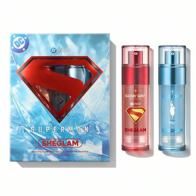 The Superman | SHEGLAM Good Grip Super Power Duo Brand Beauty Makeup Face Paint Cosmetic For Women Girls Perfect For Spring Summer Ideal For Y2K Fancy Fashion Suitable For Birthday Mother'S Day Gift Rave Party Ready Best Color