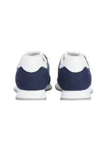 Tommy Hilfiger Logo Mixed Texture Men's Trainers Dark Blue EM0EM01590 - DarkNightNavy - View 5