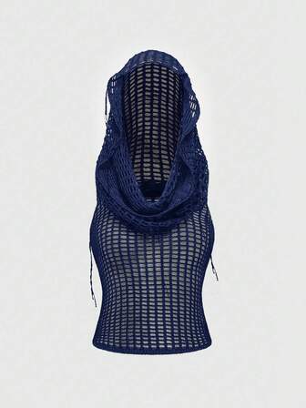 Grunge Punk Y2K Destroyed Hoodie Strickpullover, vielseitig