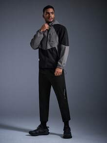 Áo khoác dài tay phối màu DRIFTMERE dành cho nam, thích hợp cho mùa xuân, thu, đông, thể thao ngoài trời từ xuân đến hè. - Xám - Xem 7