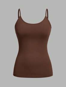 SHEIN EZwear 4入組簡單休閒貼身女背心，適用於夏季 - 彩色 - 查看 11