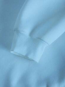 Glissea 上帝是善良的女士休闲套头衫 - 藍色 - 查看 4