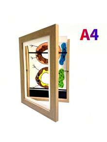 1 件磁性艺术画框 - 易于打开，可快速更换展示品 - 适用于家庭和办公室的多功能墙面装饰 - 适合节日和送礼 - 彩色 - 查看 14