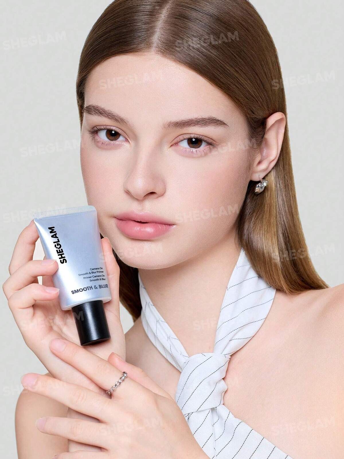 Camera On Smooth & Blur Primer Graduation Birthday Holiday Summer Fall Autumn Y2K Fancy Fashion Women Brand Makeup Cosmetic Beauty Party Beach Travel Camping Outdoors School Campus Trip Festivals Decor Gift Present Rose Girl Cosplay Best Color Charm Vibe