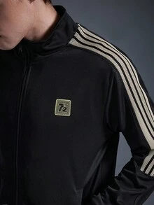 DRIFTMERE 男士休闲舒适宽松撞色拼接运动套装