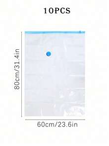 10个/包真空密封袋，旅行配件，真空储物袋，旅行必需品，真空压缩袋，邮轮必需品，收纳和存储，卧室