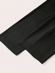 Tseoso Mandala Star, Moon, Tree Retro Pattern Tarot Mysticism Beach Boho Women's Casual Black Drop Shoulder Asymmetrical Long Sleeve T-Shirt, Vintage Style Suitable For Teachers, Fall Women Clothing, School Outfits, Chic Autumn Wear Off The Shoulder Sweatshirt Off The Shoulder Long Sleeve Top Boho Top Black Off The Shoulder Top,Black Tops - Black - View 5