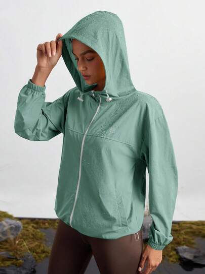 In My Nature 女士休闲户外印花连帽夹克