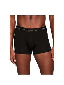 Tommy Hilfiger 3 Pack Men's Trunks - Black - View 3