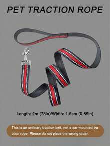 1pc Pet Car Seat Belt Retractable Leash, Heavy Duty Dog Harness Seatbelt - Ideal Pet Family Essential - Black - View 13