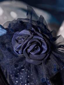 Corpse Bride X SHEIN 1pc Cartoon Figure Graphic 3D Pattern Fashion Headband (With Veil), Wedding, Cos,Goth - Grey - View 6